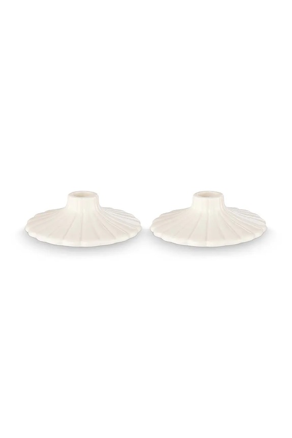 Διακοσμητικό κηροπήγιο vtwonen 8 x 2,5 cm 2-pack λευκό 52092321