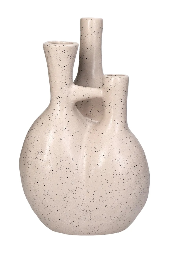 home & lifestyle wazon dekoracyjny 29 x 18 x 18 cm beżowy KAL.1463