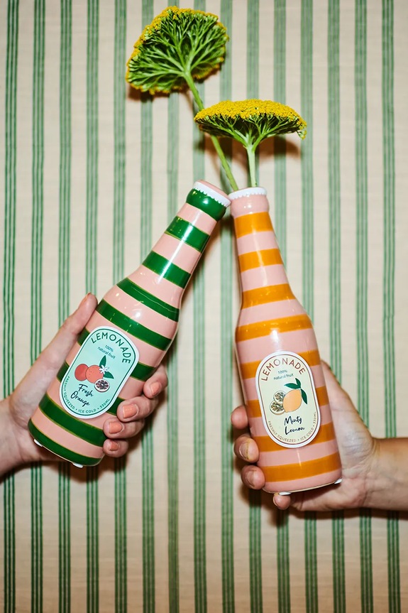 home & lifestyle wazon dekoracyjny 24 x 6,5 x 6,5 cm KAL.4128 multicolor