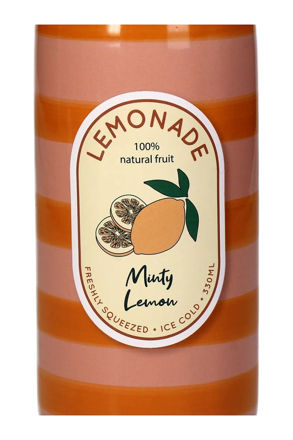 Salon i sypialnia home & lifestyle wazon dekoracyjny 24 x 6,5 x 6,5 cm KAL.4128 multicolor