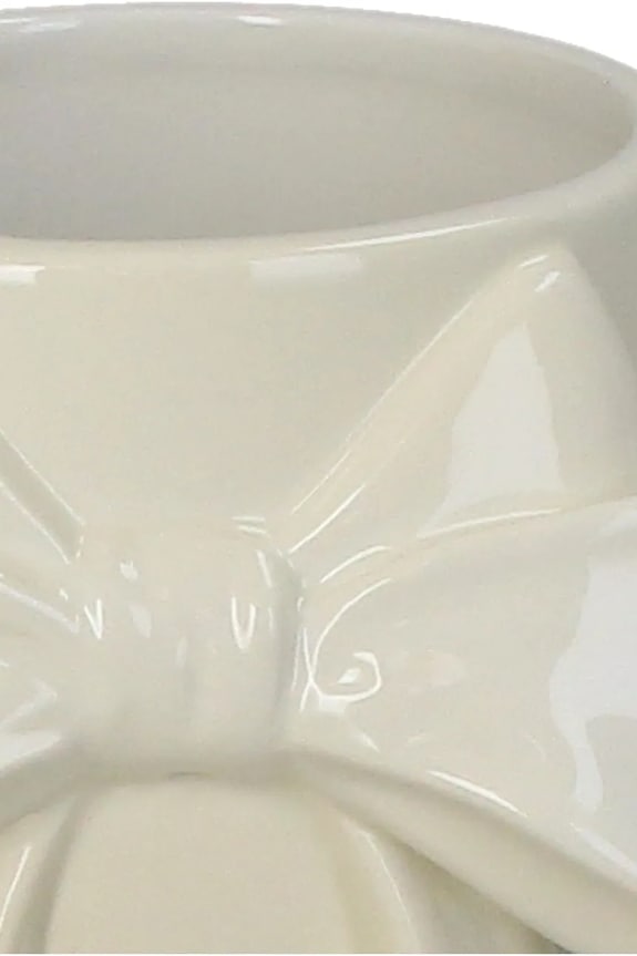 Dekoratívna váza home & lifestyle 18,5 x 10,5 x 11,5 cm KAL.6106 béžová AA00