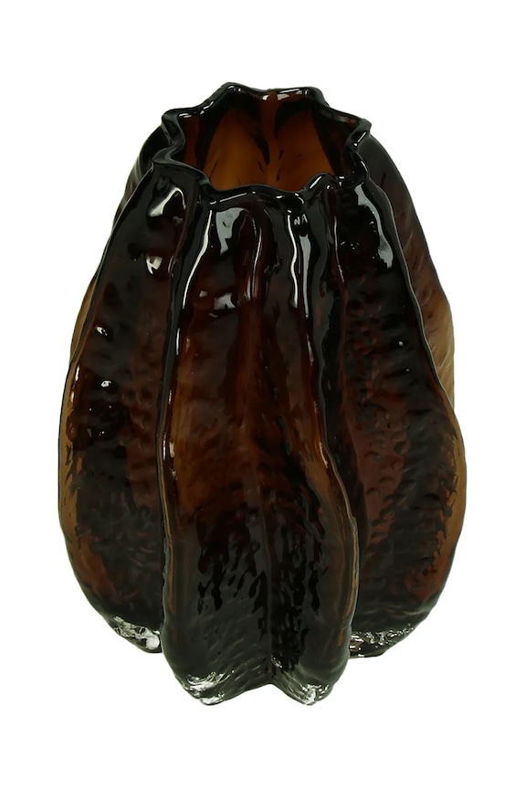 Dekoratívna váza home & lifestyle 35 x 16 x 16 cm čierna KAL.7175