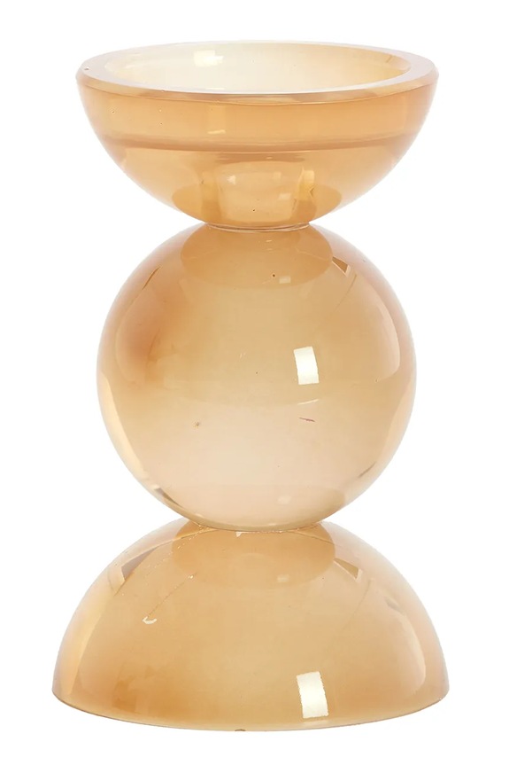 Декоративний свічник Light & Living 9,5 x 15,5 cm помаранчевий 6073861