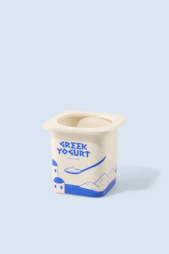 Dekoratívna váza Fluid Market 12,5 x 12,5 x 12,5 cm modrá AAVSEYGTST