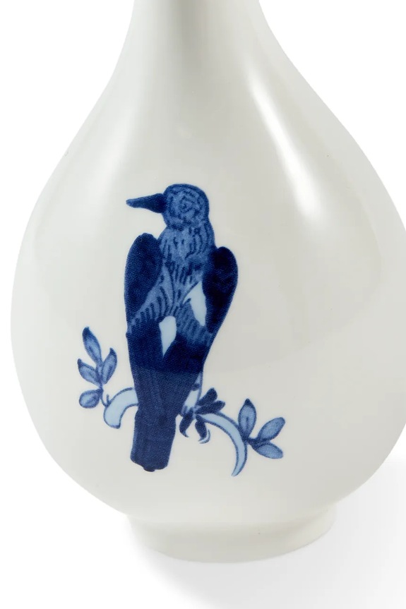 Pols Potten vază decorativă vsmall bird 8,7 x 17 cm 230.205.438 alb