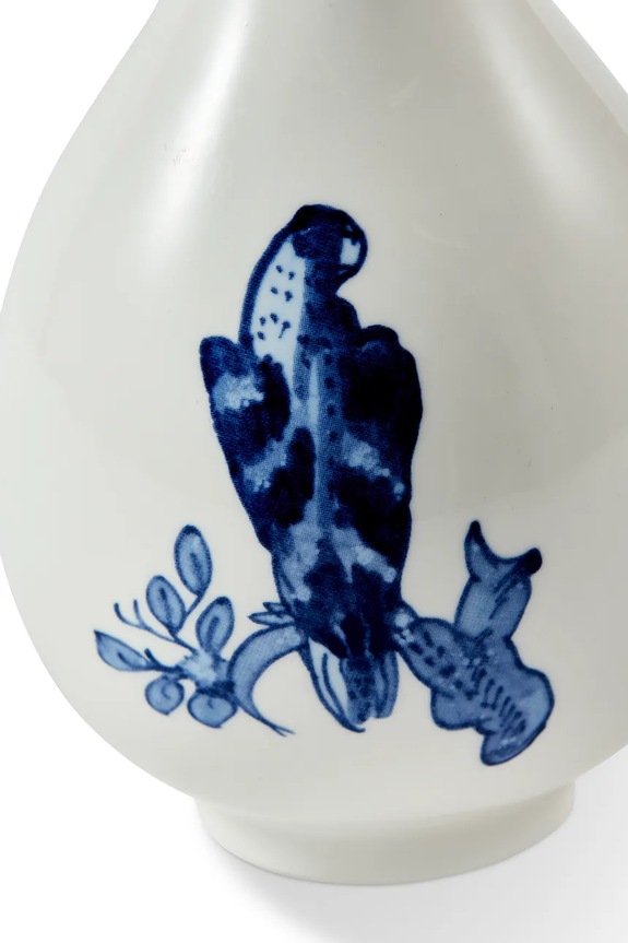 Pols Potten vază decorativă small bird 8,7 x 17 cm 230.205.439 alb