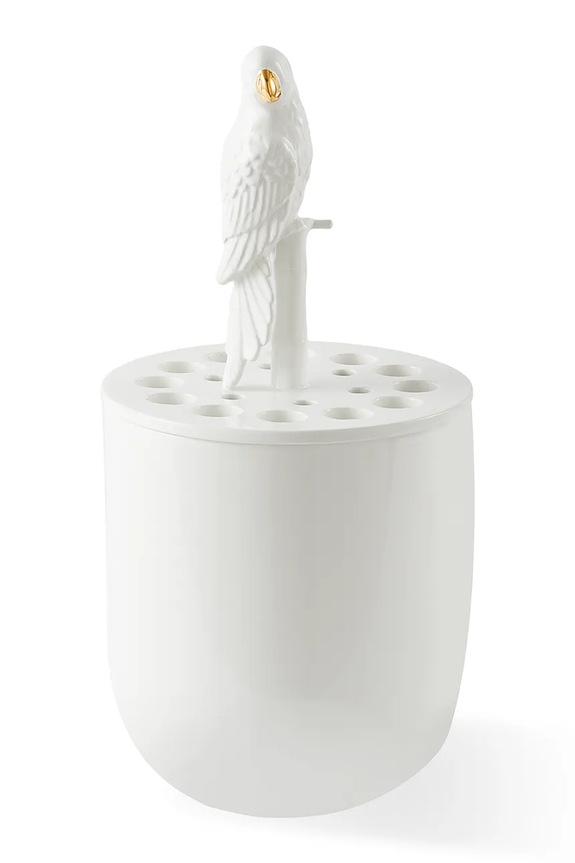Living și dormitor Pols Potten vază decorativă bird watching 23,5 x 51 cm 240.205.123 alb