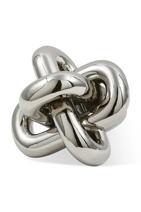 Pols Potten figurka dekoracyjna moving silver 26 x 24 x 19 cm szary 240.300.040