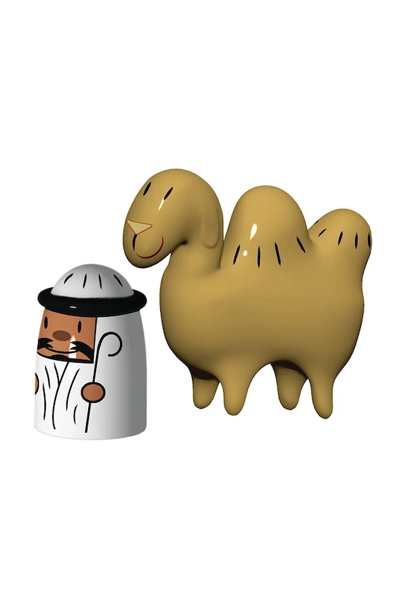 Alessi un set de figurine de Crăciun Amir&Camelus 5 cm 2-pack multicolor AMGI23SET