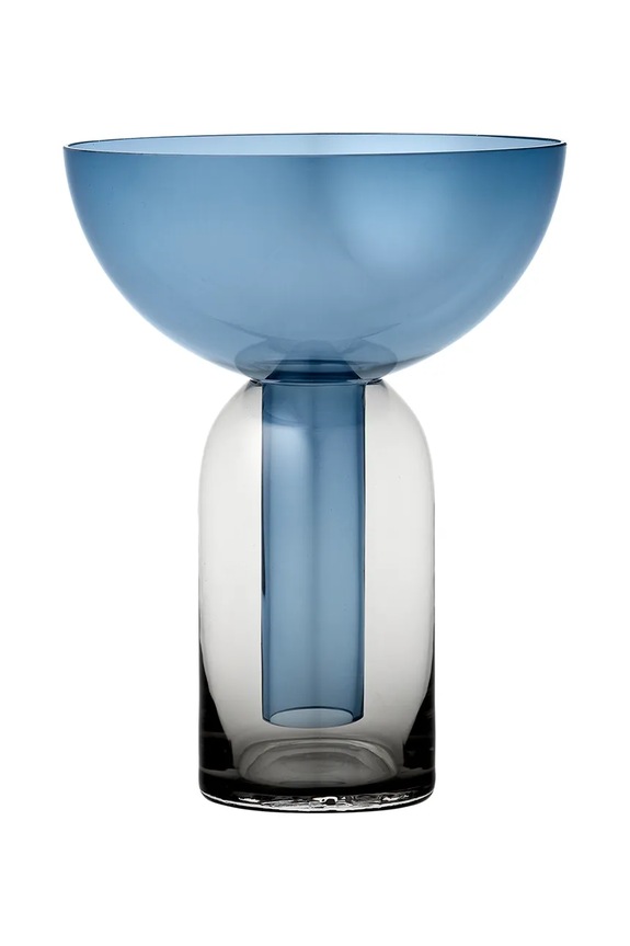 Ukrasna vaza AYTM Torus 19,5 cm mornarsko plava 502809001011
