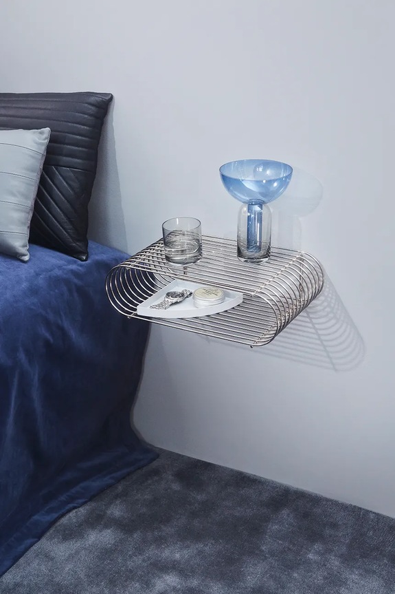 Dnevni boravak i spavaća soba Ukrasna vaza AYTM Torus 19,5 cm 502809001011 mornarsko plava