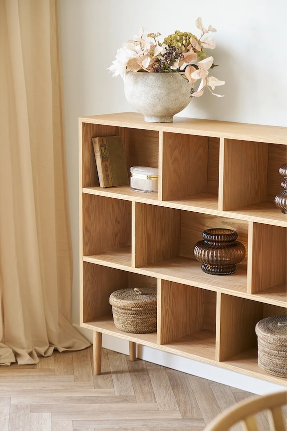 Nappali és hálószoba House Nordic dekor váza 20 x 16 cm 4441791 barna