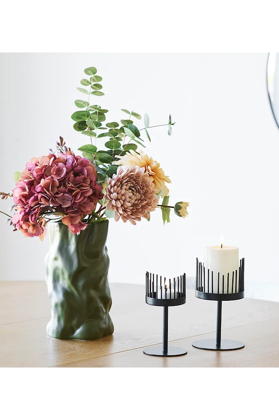 Ukrasna vaza House Nordic 15 x 25,5 cm 4441794 zelena