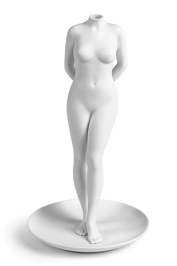 Dekorativna vaza Seletti La Timida 26 cm bela 10088
