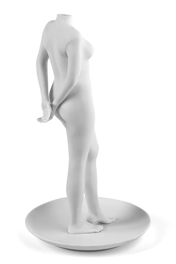 Dnevna soba in spalnica Dekorativna vaza Seletti La Timida 26 cm 10088 bela