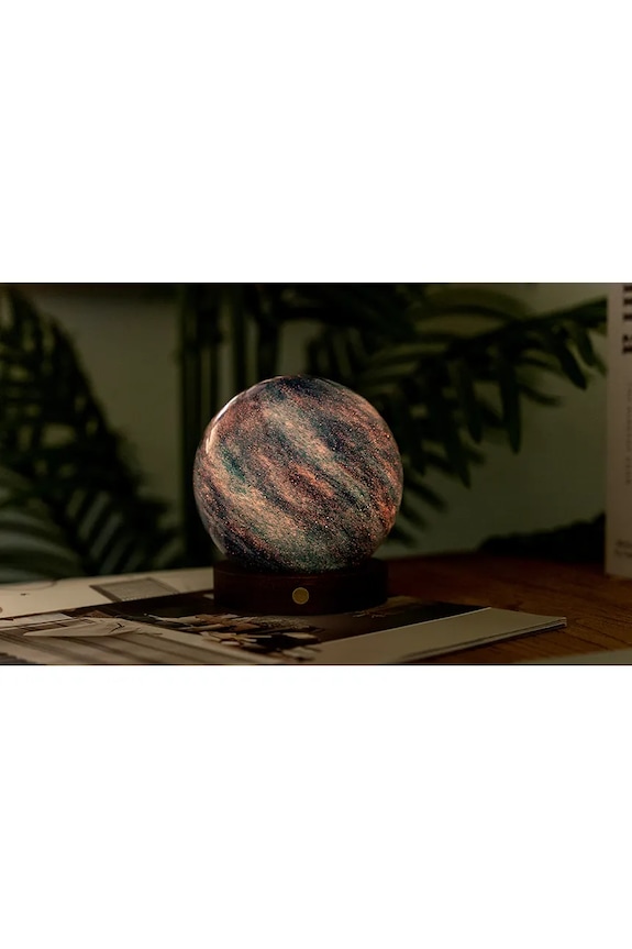 Dekoratívna led lampa Gingko Design AstraGlass Light L/12 x 12 x 13 cm viacfarebná G050L.GB