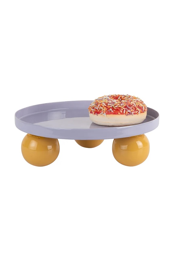 Декоративен поднос Present Time Funky 20 cm PT4309PU зелен AA00