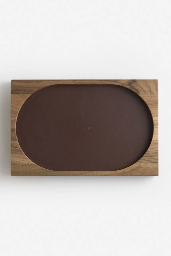 La Mania vassoio decorativo Trave 30 x 20 x 2 cm 5905549446935 marrone AA00