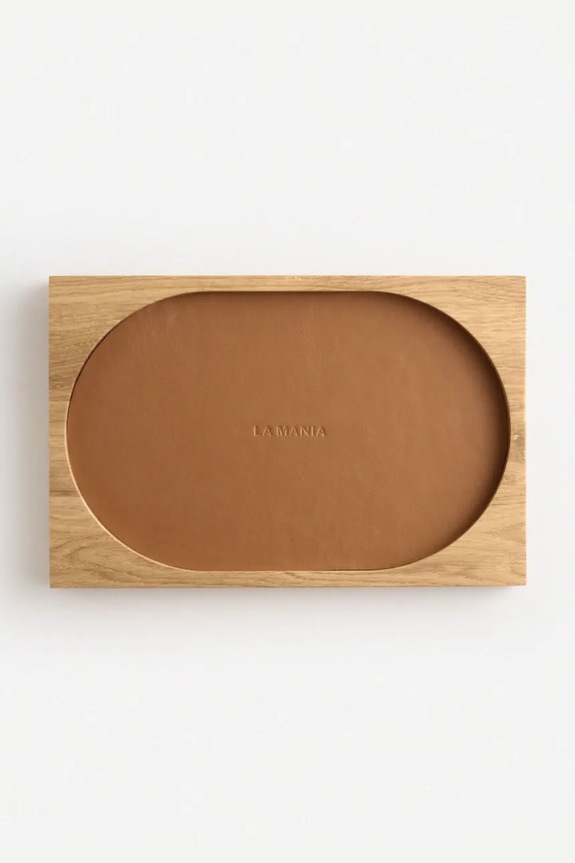 Dekoratívny podnos La Mania Trave 30 x 20 x 2 cm 5905549446928 hnedá AA00