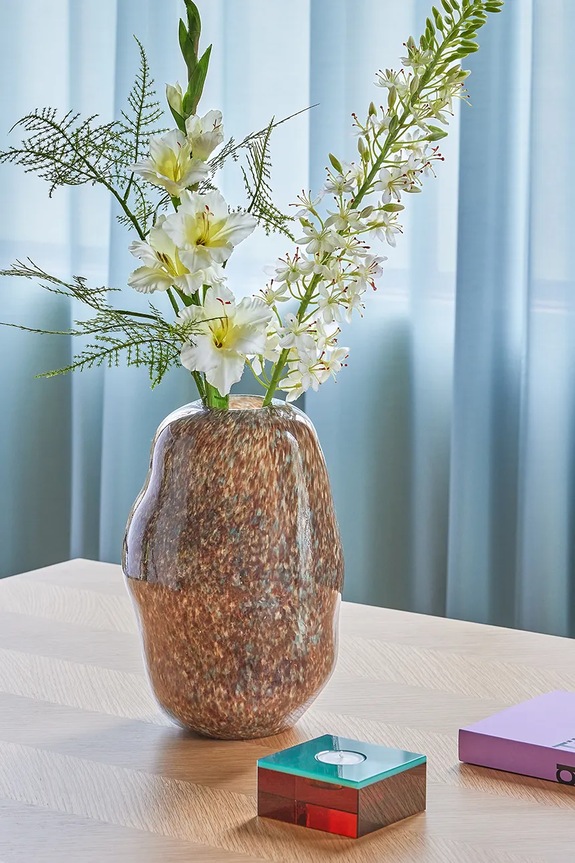 Ukrasna vaza Hübsch Miro 29 cm 281506 šarena AA00