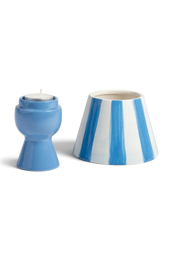 &k amsterdam sfesnic decorativ cantine blue 16 cm 1315.02. albastru AA00