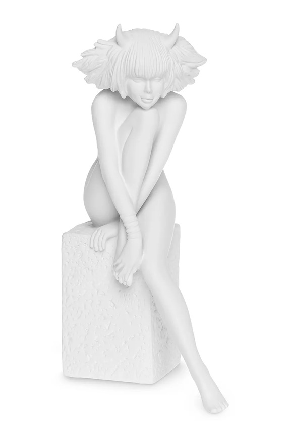 Christel figurka dekoracyjna Byk 23 cm biały DK4505.ZODIAC