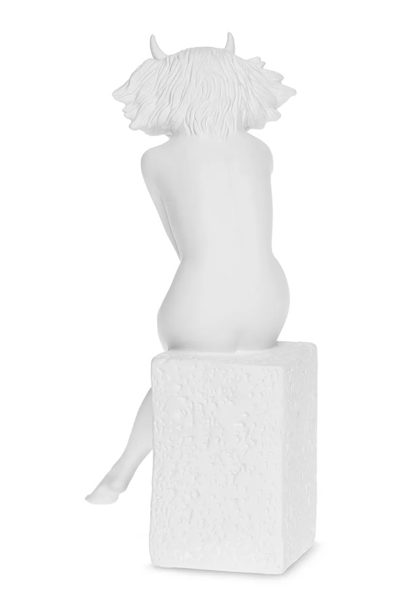 Christel figurka dekoracyjna Byk 23 cm DK4505.ZODIAC biały AA00
