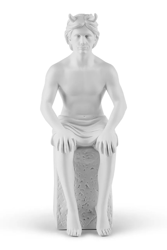Christel figurka dekoracyjna Byk 24 cm biały DK4517.ZODIAC