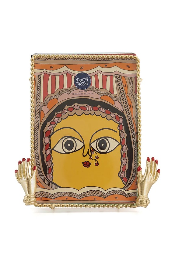 Doing Goods ramka na zdjęcie Jana 14 x 15,5 x 3,5 cm żółty 1.20.12.009.921.5