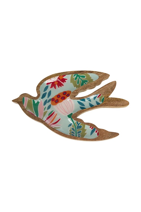 home & lifestyle vassoio decorativo 28 x 2.5 x 17 cm multicolore 169862