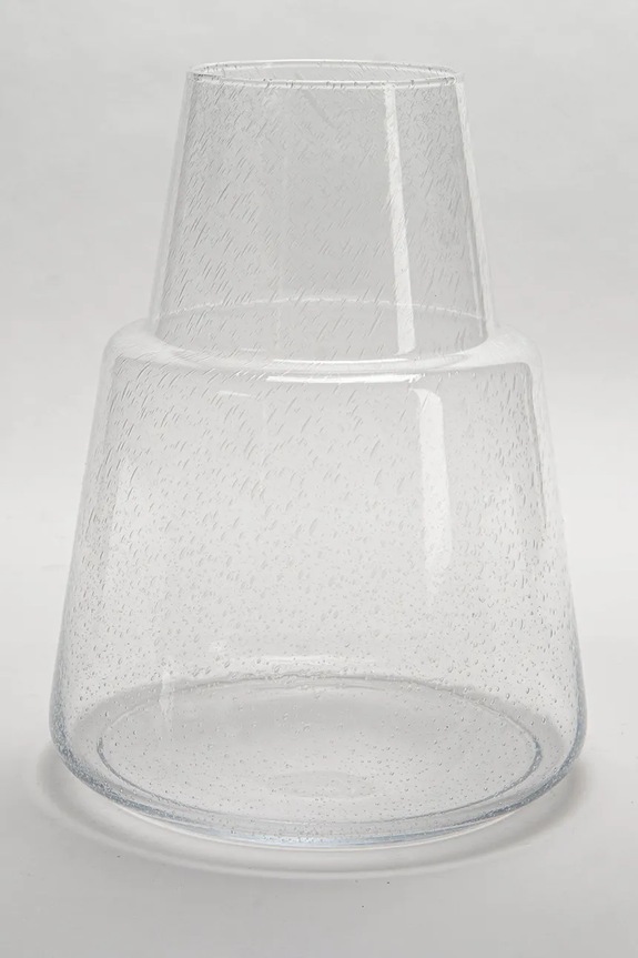 home & lifestyle vază decorativă 25 cm transparent 156403