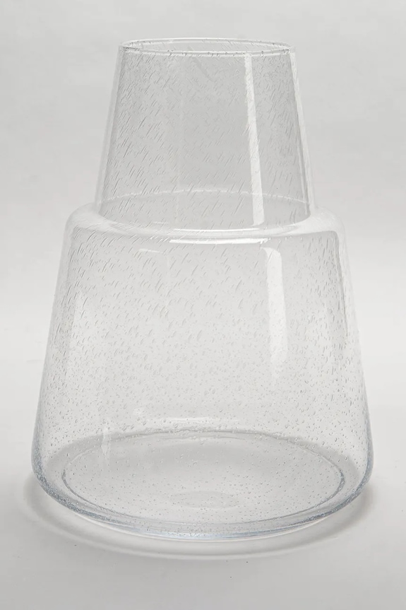 home & lifestyle vază decorativă 25 cm transparent 156403