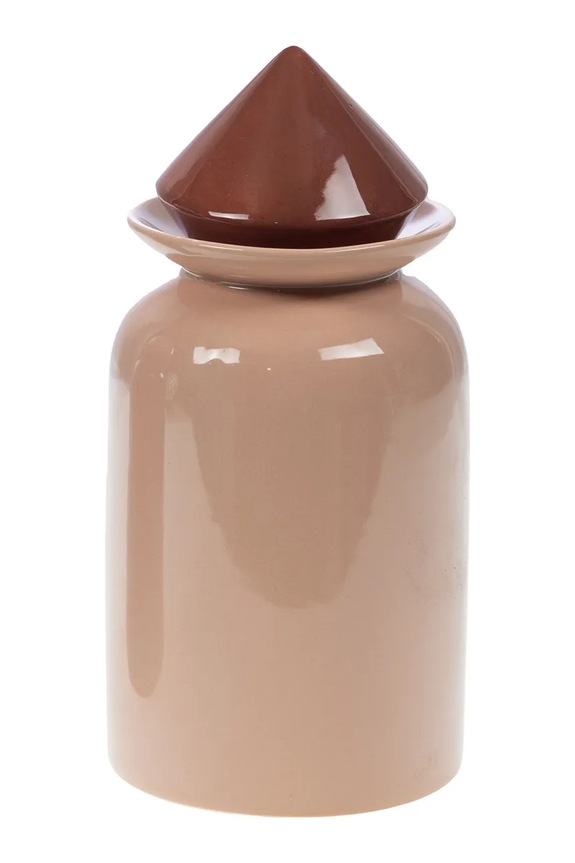 home & lifestyle wazon dekoracyjny 27.5 cm brązowy 166898