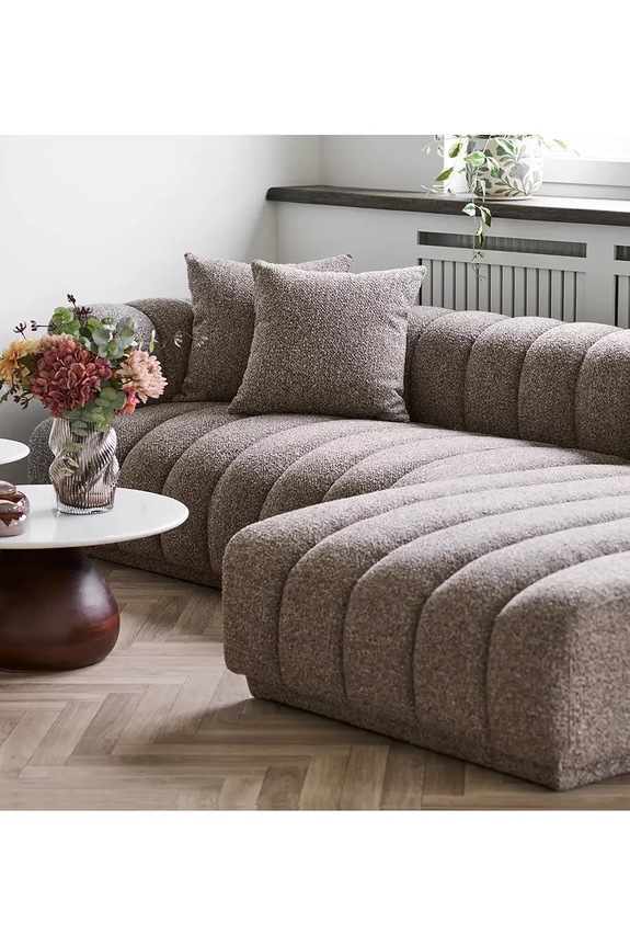 House Nordic wazon dekoracyjny 25 cm 4442069 beżowy