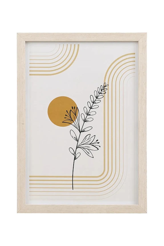 Σαλόνι και υπνοδωμάτιο Κορνίζα House Nordic Madison 30 x 21 x 1,5 cm 3-pack 4981012 μπεζ