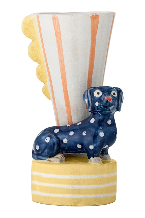 Bloomingville vaso decorativo Dachsy 21,5 cm multicolore 82063235