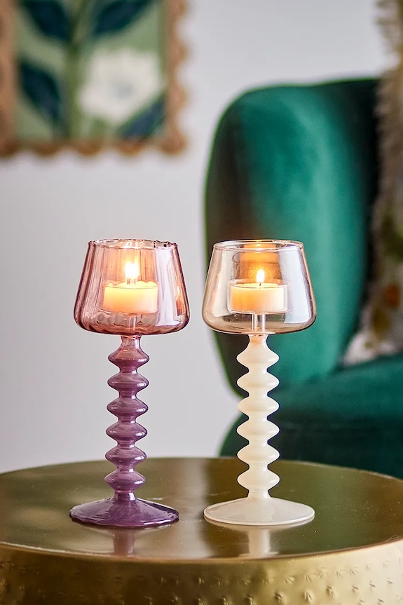 Obývacia izba a spálňa Sada dekoratívnych svietnikov Bloomingville Daze Votive 20,5 cm 2-pak 82072750 viacfarebná