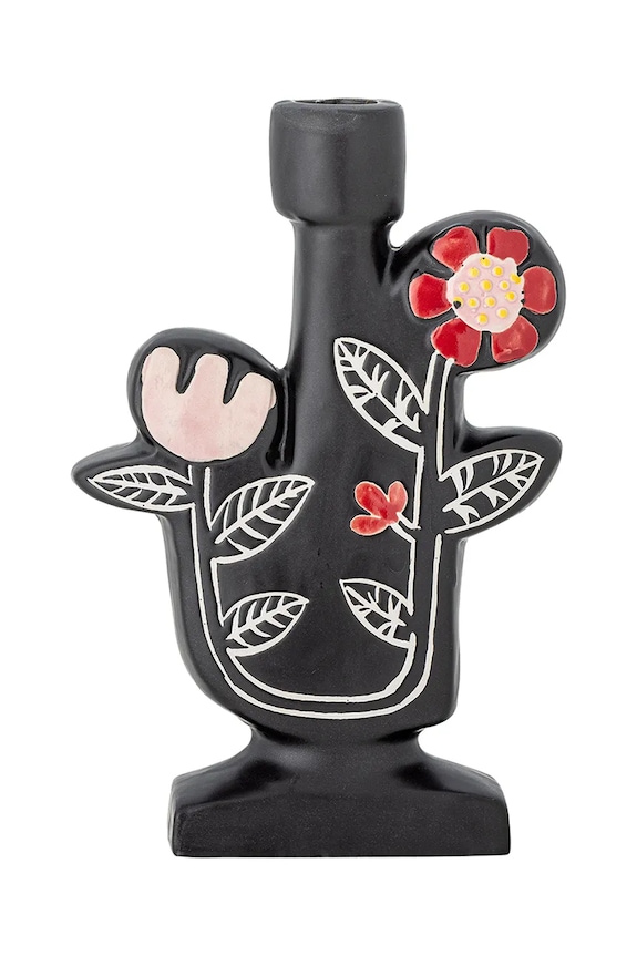 Декоративний свічник Bloomingville Vivielle 21 cm 82063136 чорний AA00