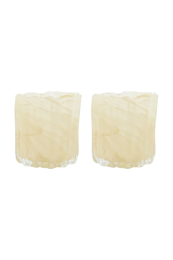 House Doctor sfesnic decorativ HDCurl 11,5 cm 2-pack bej 900001288