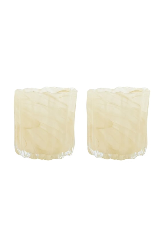 House Doctor sfesnic decorativ HDCurl 11,5 cm 2-pack bej 900001288