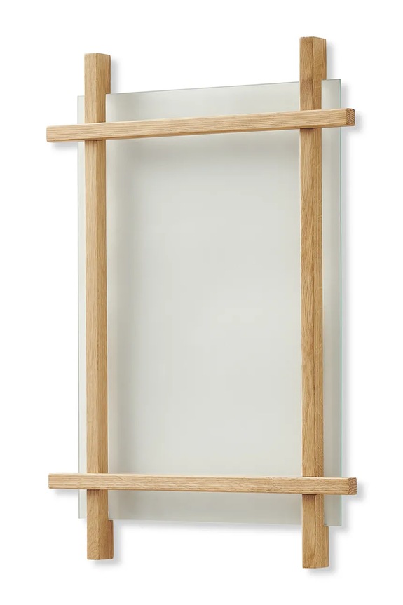 Dnevna soba in spalnica Gejst viseči okvir 50 x 34 x 3,5 cm G10510 bež