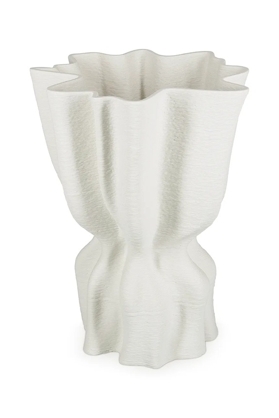 S|P Collection vază decorativă din gresie 22 x 17,5 x 29 cm 820301 alb AA00