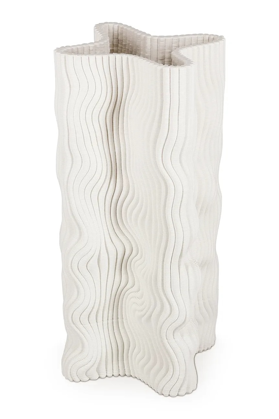 S|P Collection váza dekoratívna z kameniny 17,5 x 17,5 x 33 cm 820305 biela AA00