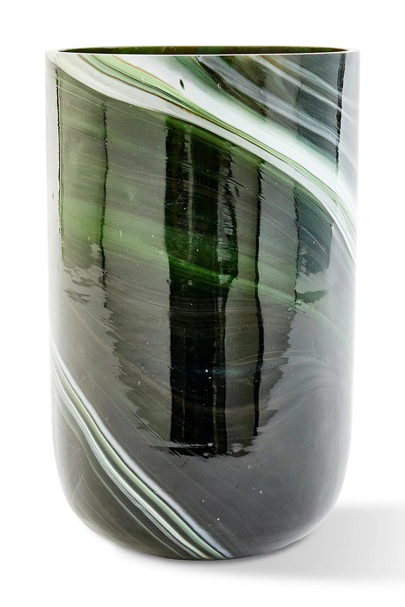 Pols Potten vază decorativă din sticlă colorată 18,5 x 30 cm verde 140.205.490