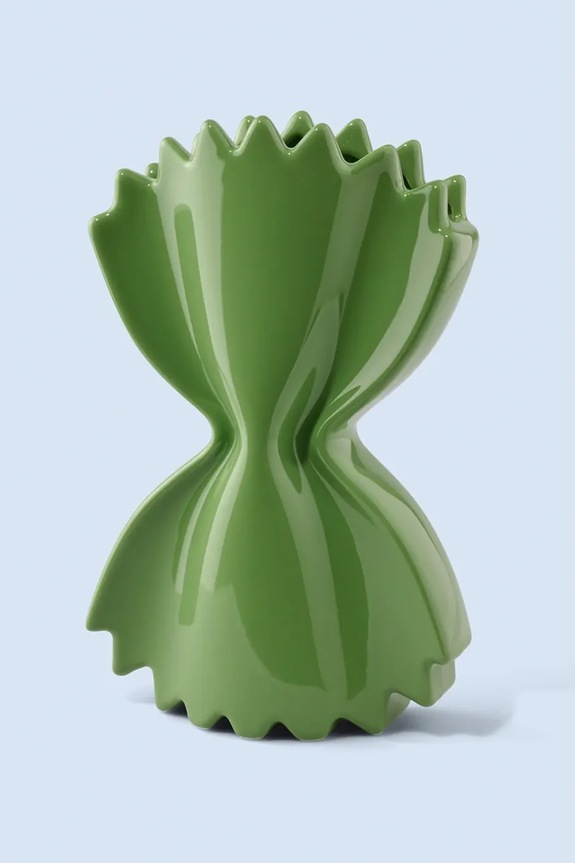 Fluid Market vază decorativă din ceramică 50 x 260 x 160 cm verde AAVSEPASTAGREEN