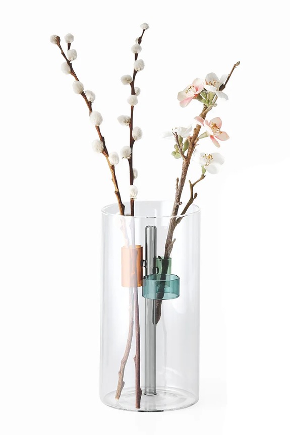 Philippi wazon dekoracyjny ze szkła borokrzemianowego S transparentny P294001