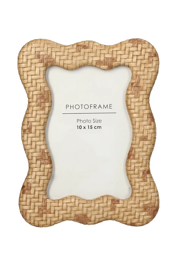 Inne ramă decorativă din plastic 10 x 15 cm bej KAL.7814