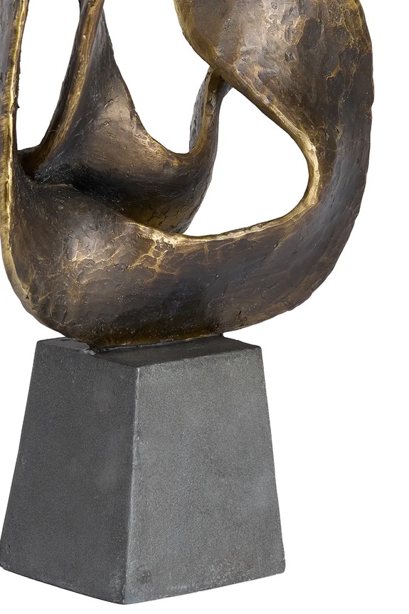 Light & Living figurină decorativă din plastic 25 x 16 x 47 cm maro 7620118
