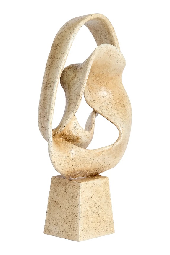 Light & Living figurka dekoracyjna z tworzywa sztucznego 25 x 16 x 47 cm 7620182 beżowy AA00