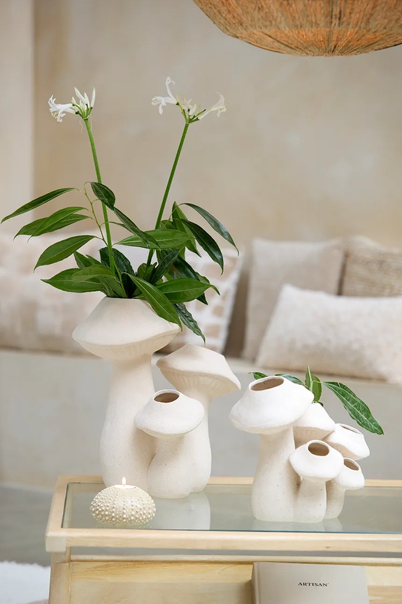 Light & Living Vază decorativă din ceramică 31,5 x 20,5 c 27,5 cm bej 5777243